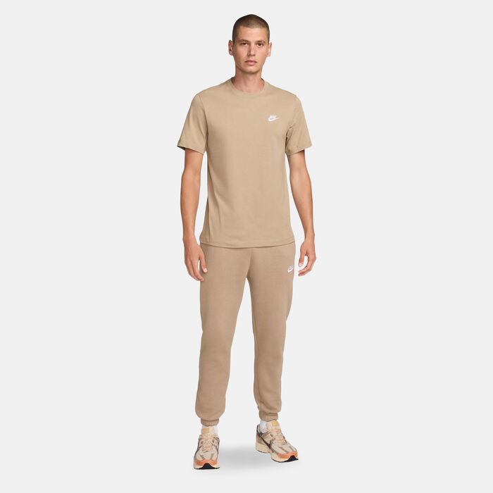 Nike Men's Sportswear Club T-Shirt Beige Nike Men's Sportswear Club T-Shirt Beige image number 2