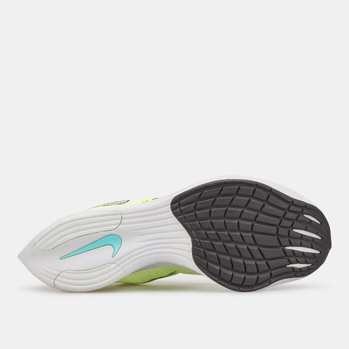 Nike Women's ZoomX Vaporfly NEXT% Shoe yellow Nike Women's ZoomX Vaporfly NEXT% Shoe yellow image number 3