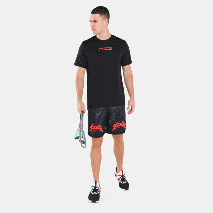 Nike Men's Pro Dri-FIT Seamless Training Top Black image number 2