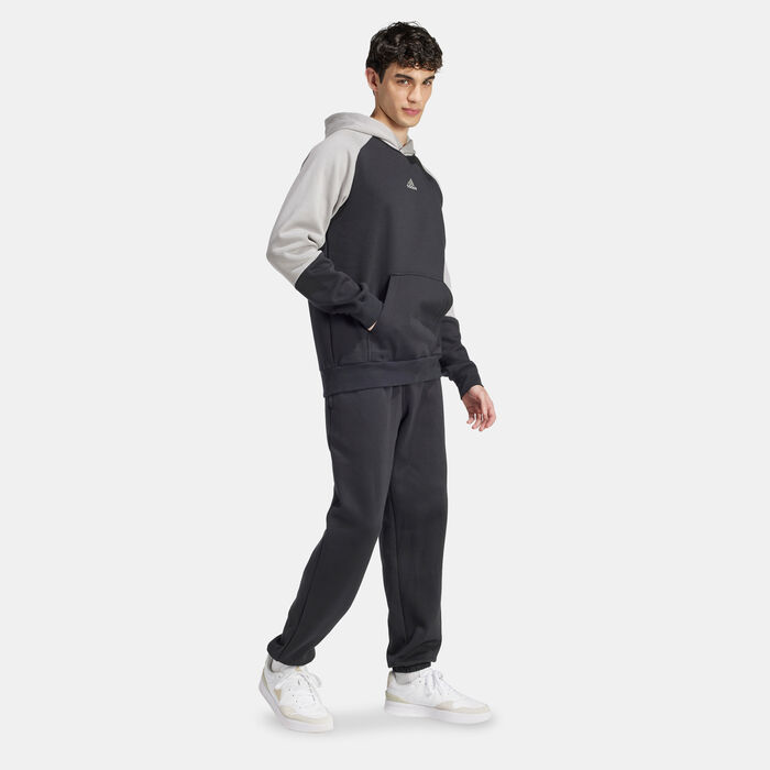 adidas Men's Sportswear Fleece Colourblock Tracksuit Black adidas Men's Sportswear Fleece Colourblock Tracksuit Black image number 2