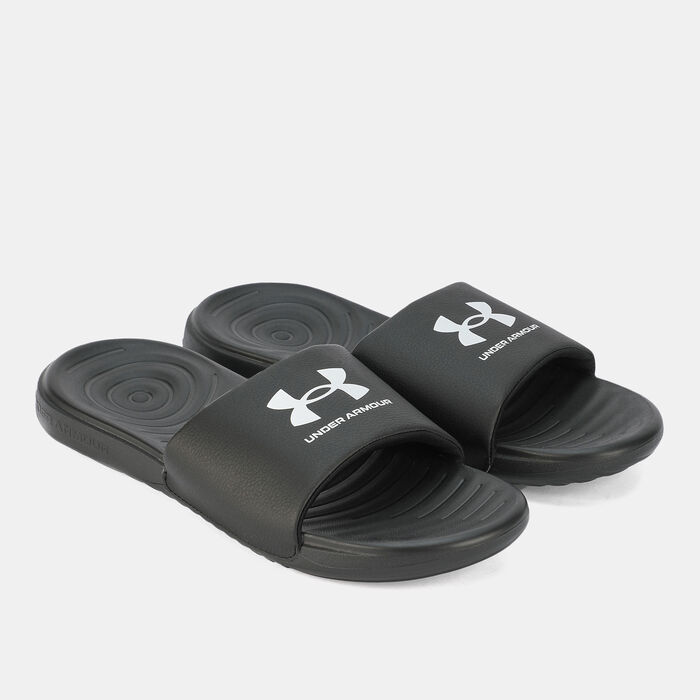 Under Armour Men's Ansa Fixed Slides Black Under Armour Men's Ansa Fixed Slides Black image number 0