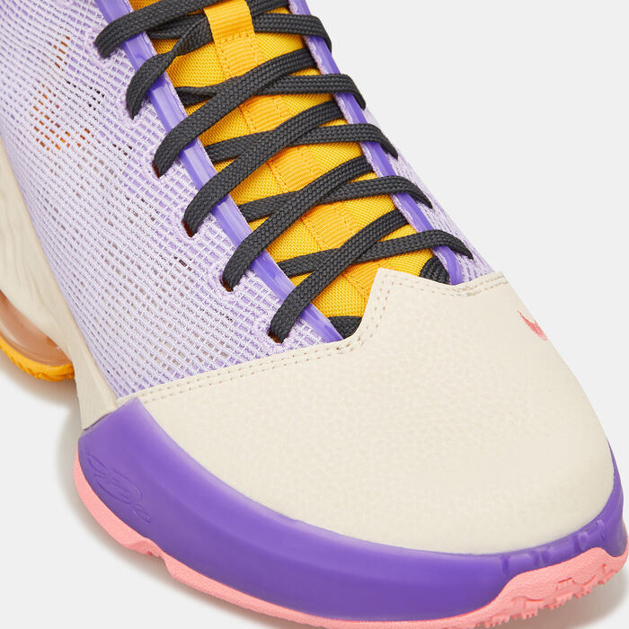 Nike Men's LeBron 19 Low Basketball Shoe Blue image number 5