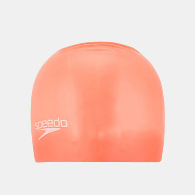 Speedo Plain Moulded Cap Pink Speedo Plain Moulded Cap Pink