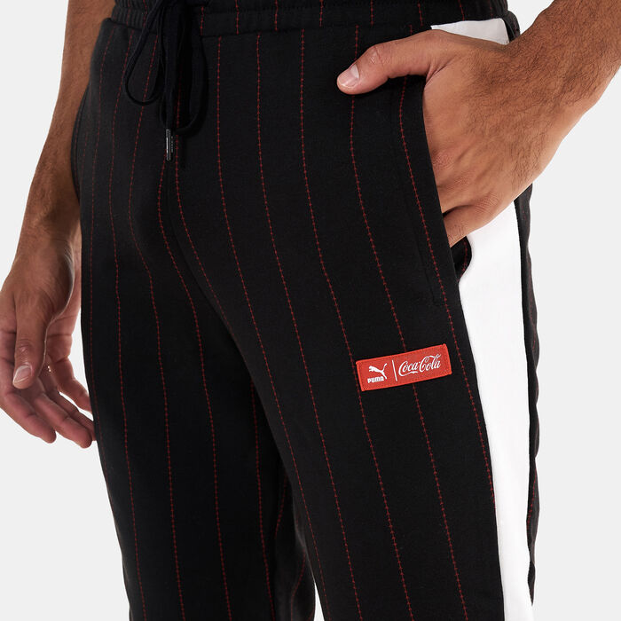 PUMA Men's X COCA COLA T7 Track Pants Black image number 3