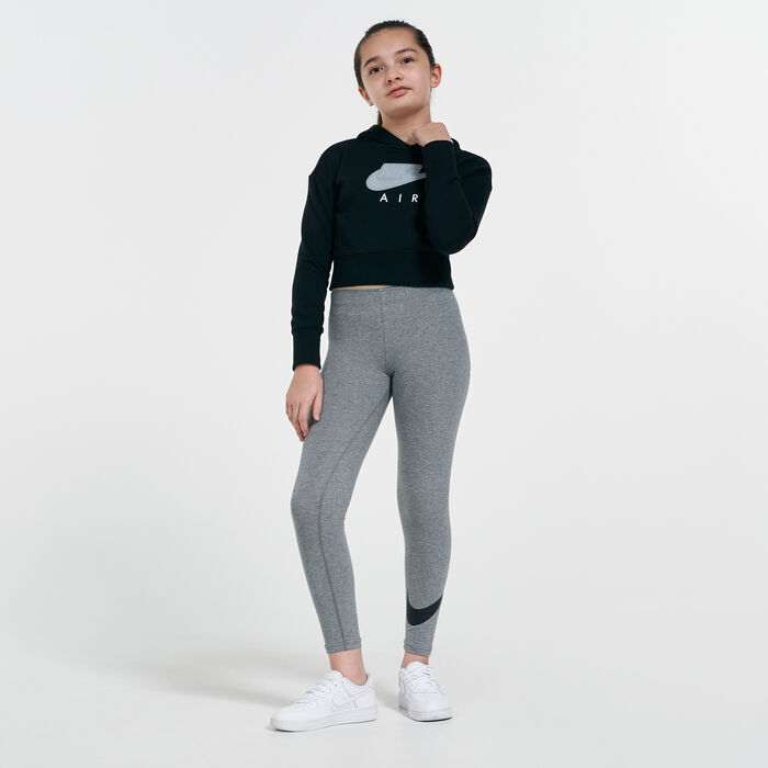 Nike Kids' Air Sportswear Hoodie (Older Kids) Black Nike Kids' Air Sportswear Hoodie (Older Kids) Black image number 2