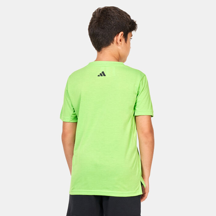 adidas Kids' Graphic T-Shirt (Older Kids) Green adidas Kids' Graphic T-Shirt (Older Kids) Green image number 1