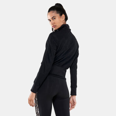 adidas Originals Women's Adicolor Classics Lace Track Jacket Black