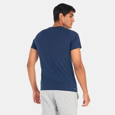 New Balance Men's Heathertech Graphic T-Shirt Blue