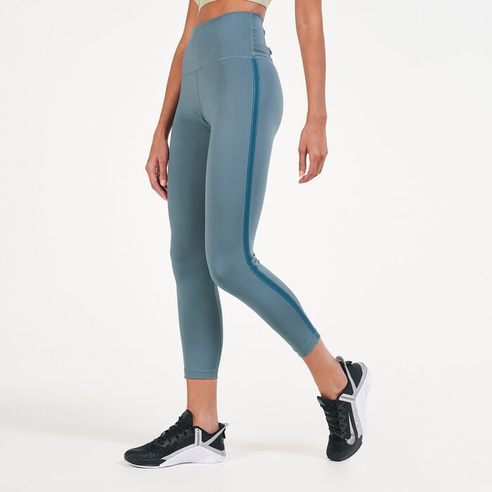 Nike Women's Yoga 7/8 Novelty Leggings Green Nike Women's Yoga 7/8 Novelty Leggings Green image number 0