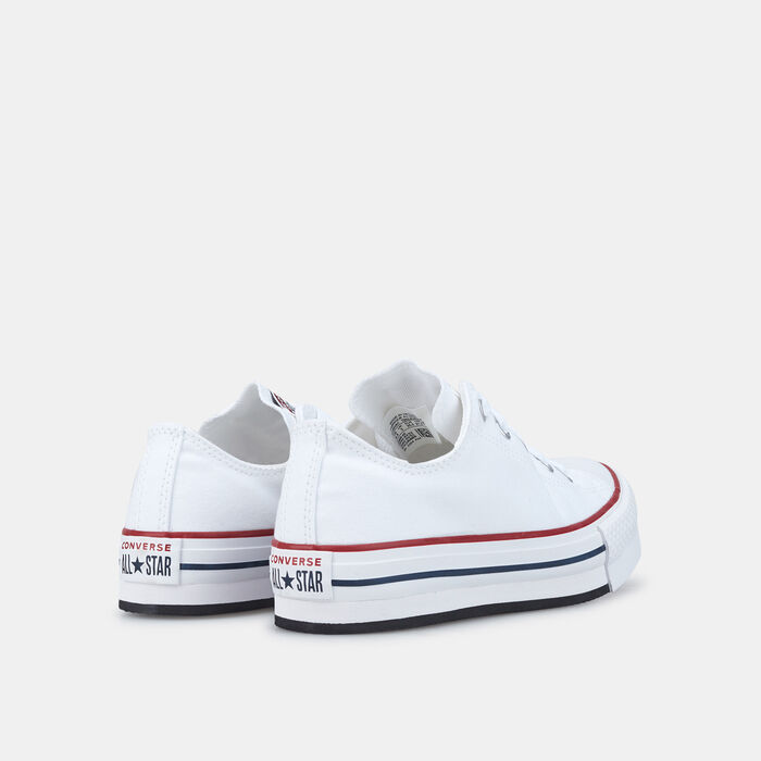 Converse Kids' Chuck Taylor All Star Lift Platform Unisex Shoe White Converse Kids' Chuck Taylor All Star Lift Platform Unisex Shoe White image number 2