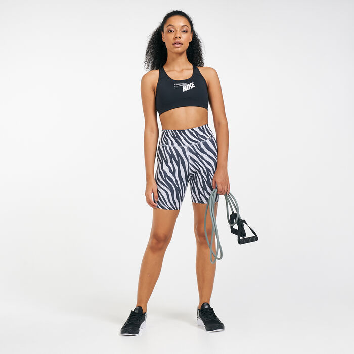 Nike Women's Swoosh Bra Black image number 2