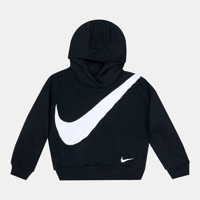 Nike Kids' Swoosh Essentials Hoodie Black Nike Kids' Swoosh Essentials Hoodie Black image number 0
