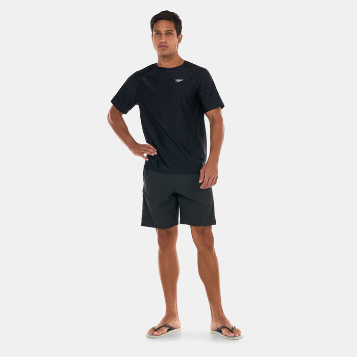 Speedo Men's Essential Swim T-Shirt Black Speedo Men's Essential Swim T-Shirt Black image number 2
