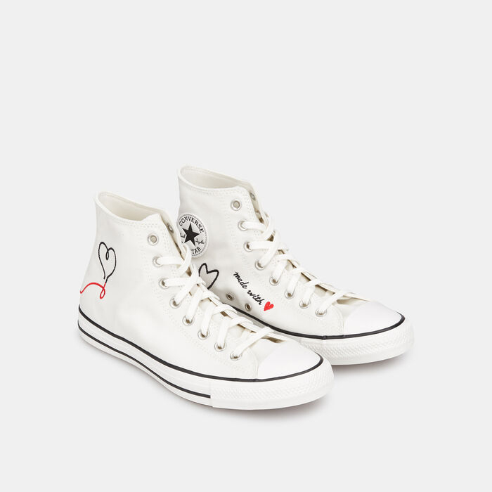 Converse Kids' Valentine's Day Chuck Taylor All Star Shoe White Converse Kids' Valentine's Day Chuck Taylor All Star Shoe White image number 1