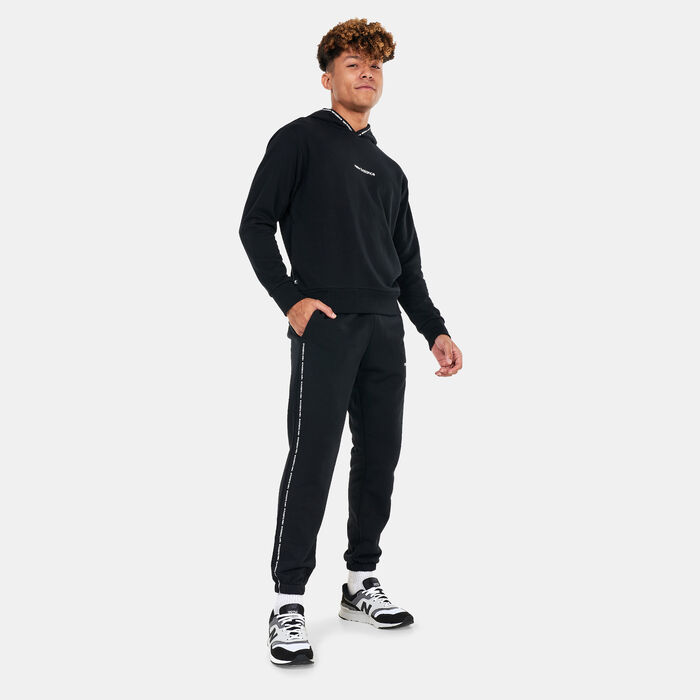 New Balance Men's NB Essentials Fleece Hoodie Black New Balance Men's NB Essentials Fleece Hoodie Black image number 2