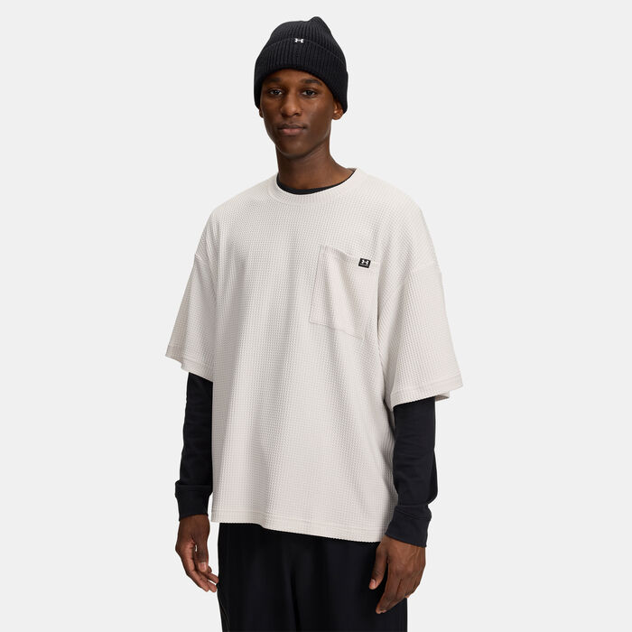 Under Armour Men's Rival Waffle T-Shirt White image number 0