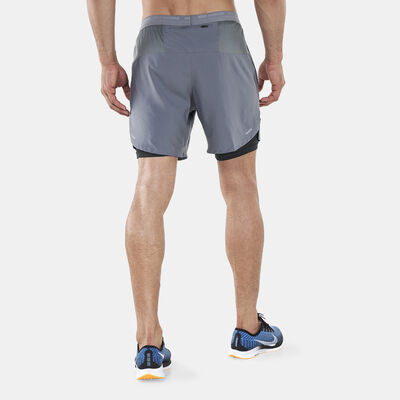 Nike Men's Stride Dri-FIT 2-in-1 Running Shorts Grey