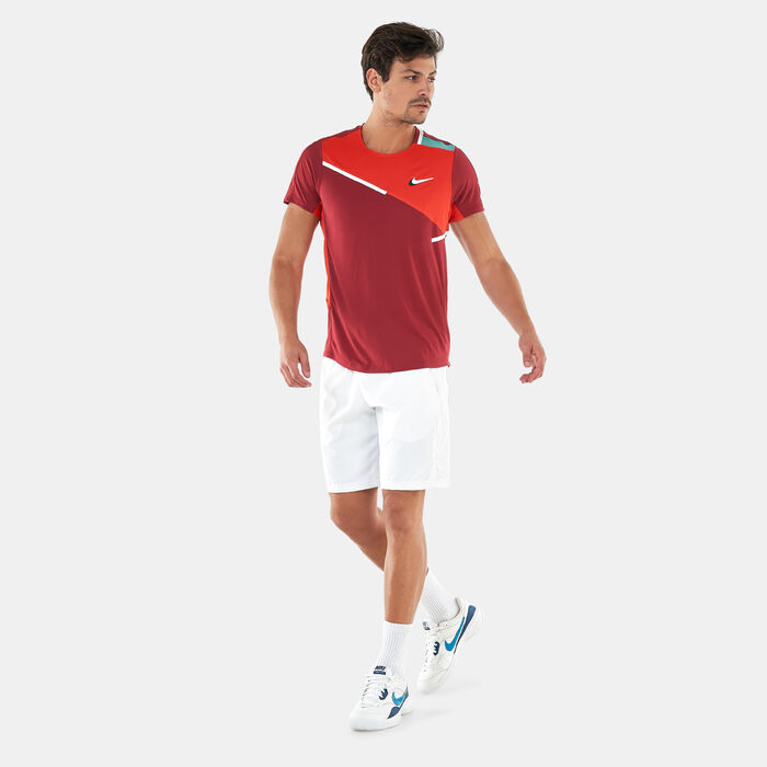 Nike Men's Court Dri-FIT Slam T-Shirt Red image number 2