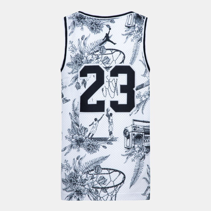 Nike Kids' 23 Printed Jersey White image number 1