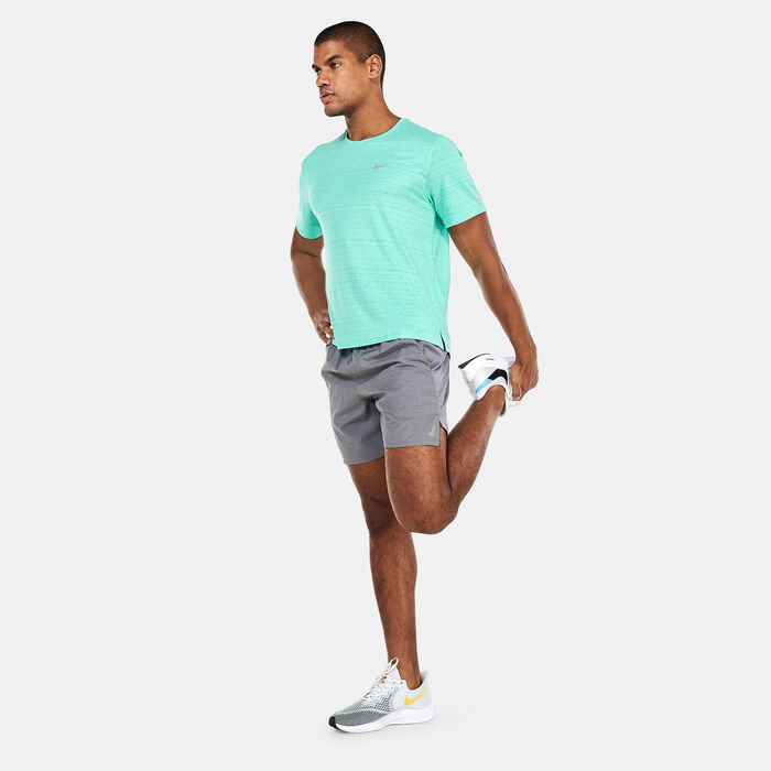 Nike Men's Dri-FIT Miler T-Shirt Green Nike Men's Dri-FIT Miler T-Shirt Green image number 2