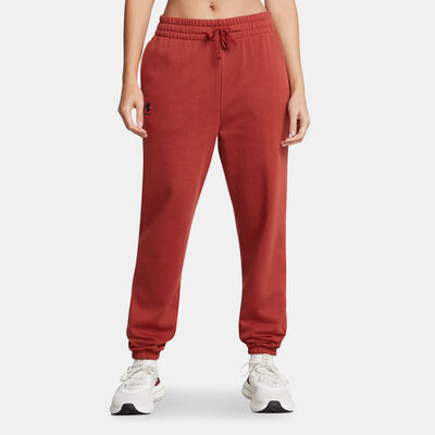 Under Armour Women's Rival Sweatpants Orange