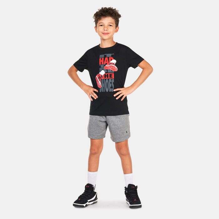 Jordan Kids' The Shoes T-Shirt Black image number 2