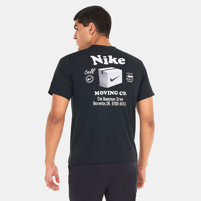 Nike Men's Dri-FIT UV Hyverse Fitness T-Shirt Black