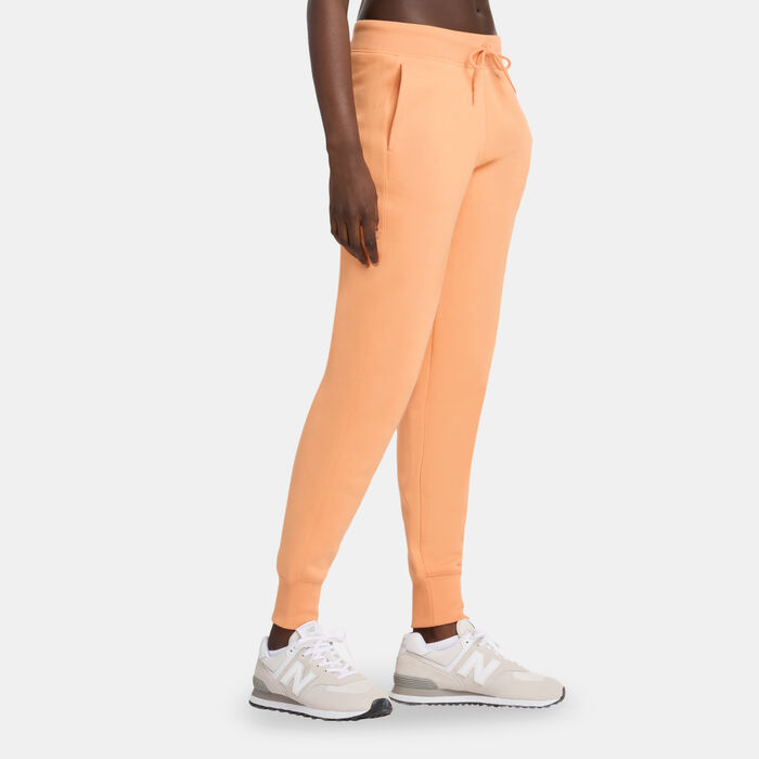 New Balance Women's Classic Core Fleece Pants Orange New Balance Women's Classic Core Fleece Pants Orange image number 2