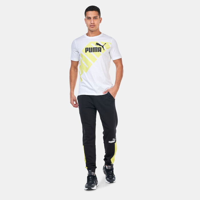 PUMA Men's Power Graphic T-Shirt White PUMA Men's Power Graphic T-Shirt White image number 2