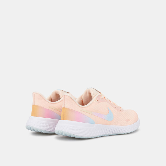 Nike Kids' Revolution 5 SE Shoe Orange image number 2