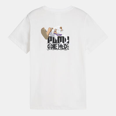 PUMA Kids' x One Piece Graphic T-Shirt White