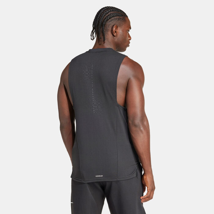 adidas Men's HIIT Graphic Training Tank Top Black image number 1