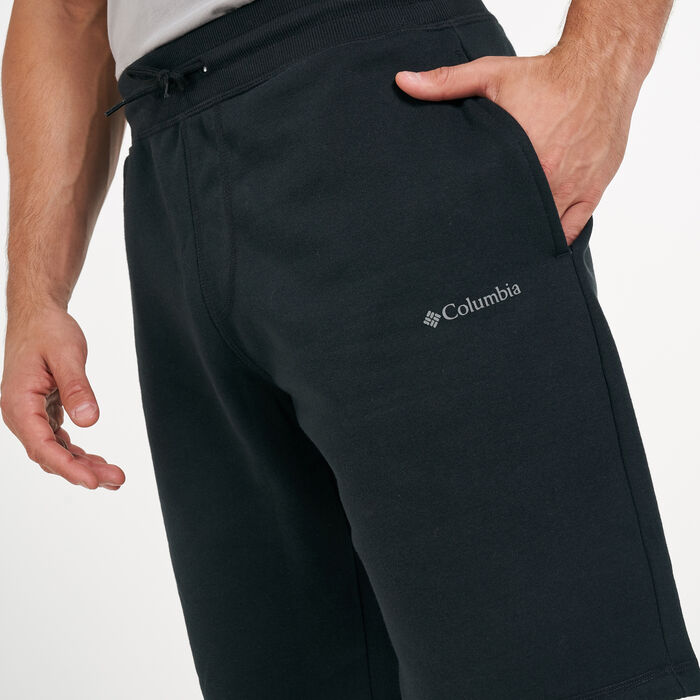 Columbia Men's Logo Fleece Shorts Black Columbia Men's Logo Fleece Shorts Black image number 3