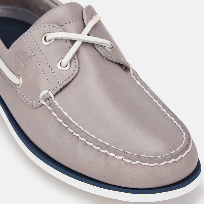 Timberland Men's Classic 2 Eye Logo Shoe Grey image number 4