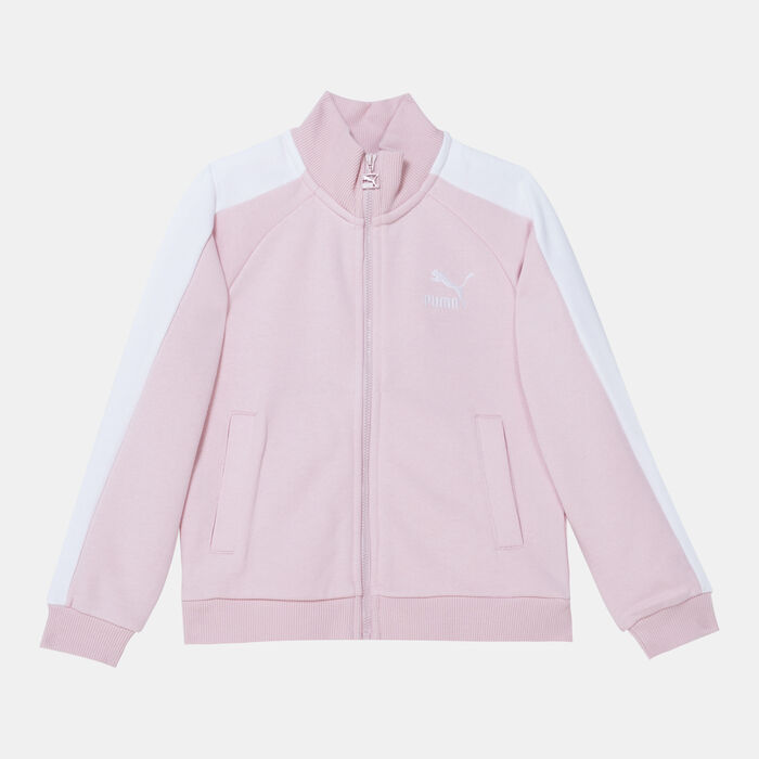 PUMA Kids' Classics T7 Youth Track Jacket Pink PUMA Kids' Classics T7 Youth Track Jacket Pink image number 0