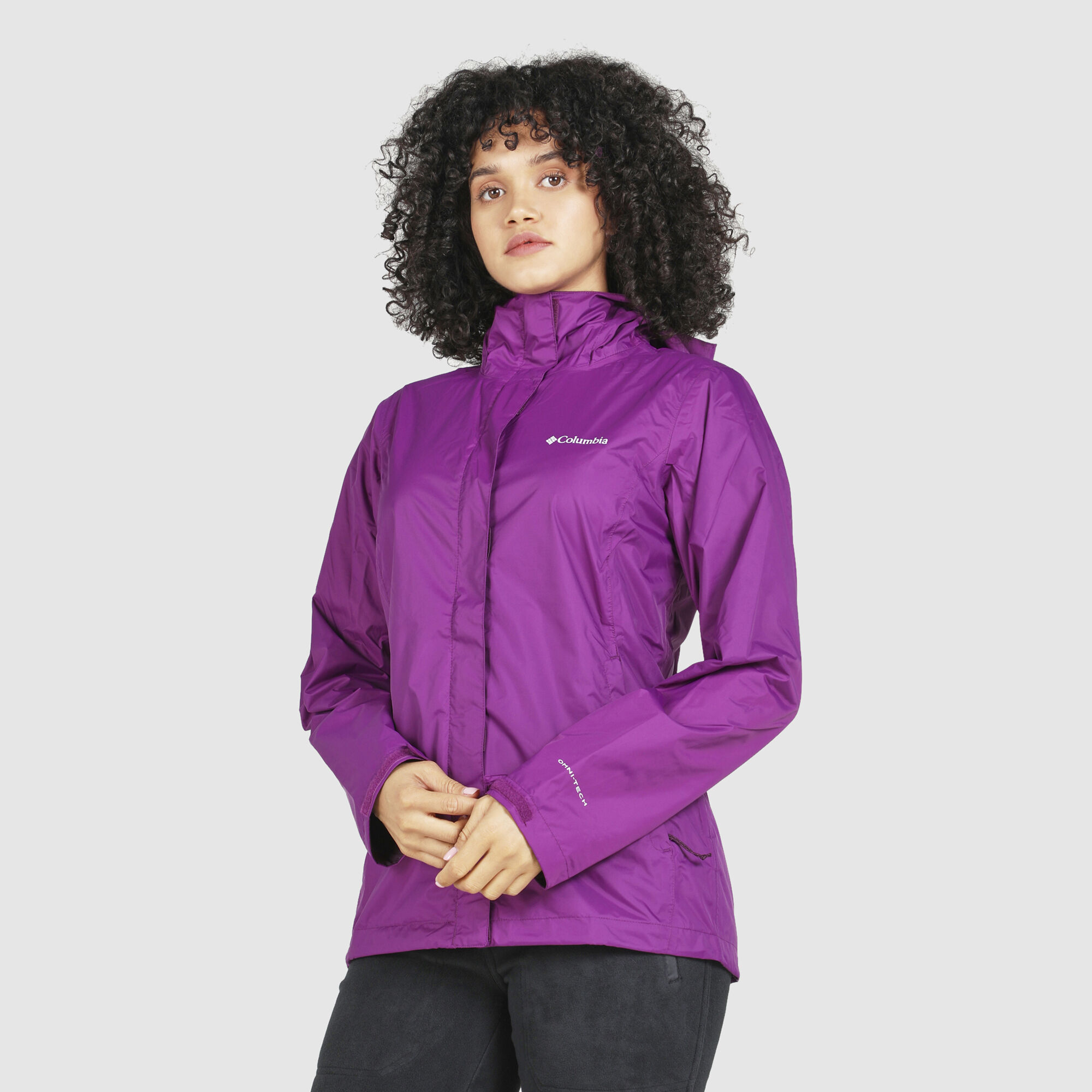 Mauve rain jacket discount