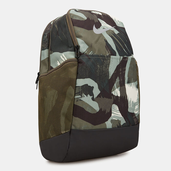 Nike Men's Brasilia Printed Backpack Brown Nike Men's Brasilia Printed Backpack Brown image number 2