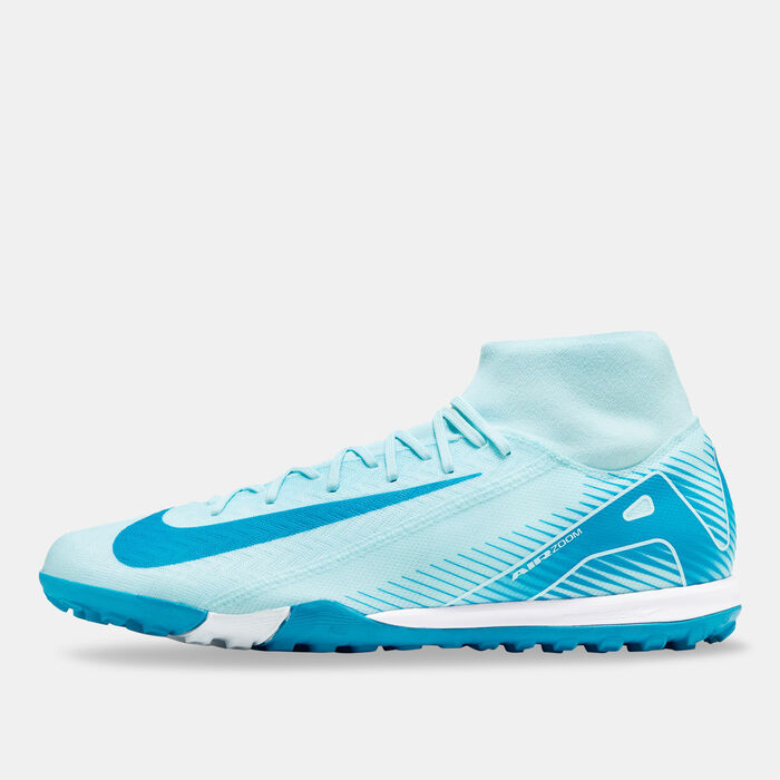 Nike Men's Mercurial Superfly 10 Academy Turf Ground Football Shoes Blue Nike Men's Mercurial Superfly 10 Academy Turf Ground Football Shoes Blue image number 1