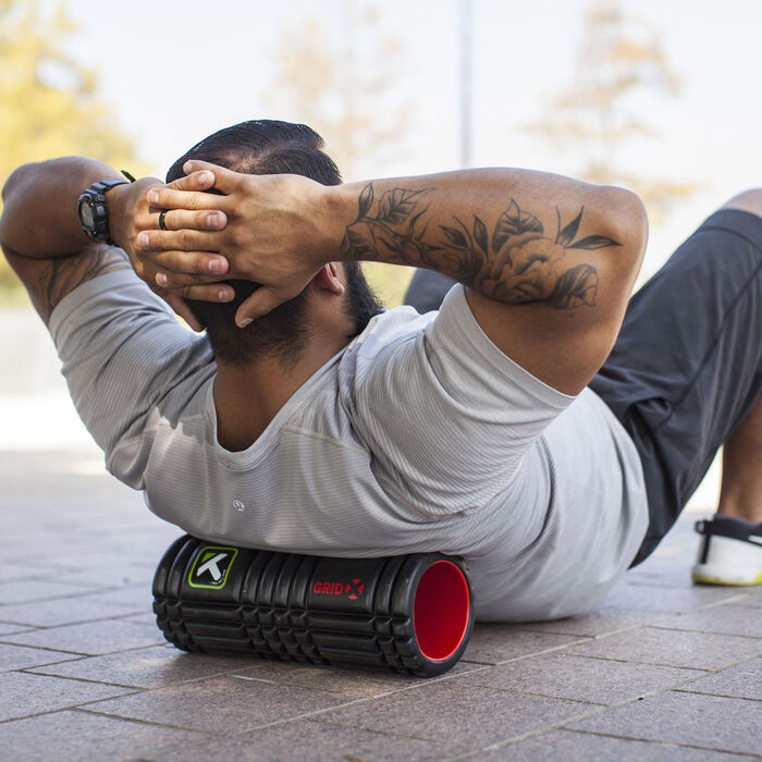 TriggerPoint GRID X Foam Roller Black TriggerPoint GRID X Foam Roller Black image number 4