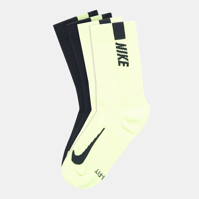 Nike Multiplier Crew Socks (2 Pack) Multi Nike Multiplier Crew Socks (2 Pack) Multi image number 0