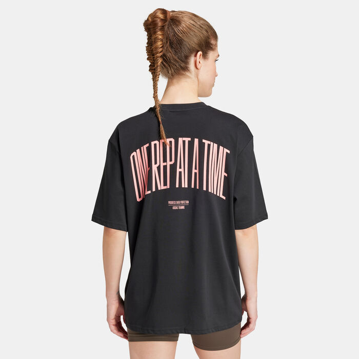 adidas Women's Strength Graphic T-Shirt Black adidas Women's Strength Graphic T-Shirt Black image number 1