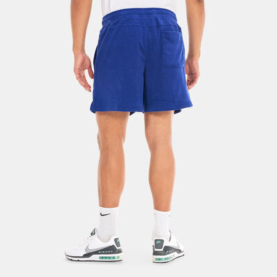Nike Men's Club Fleece Terry Flow Shorts Blue Nike Men's Club Fleece Terry Flow Shorts Blue