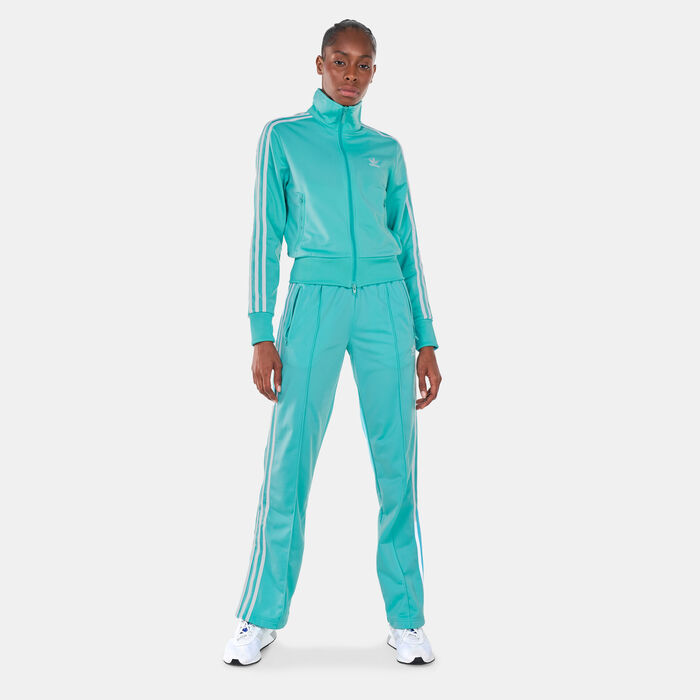 adidas Originals Women's Adicolor Classics Firebird Primeblue Track Pants Green adidas Originals Women's Adicolor Classics Firebird Primeblue Track Pants Green image number 2