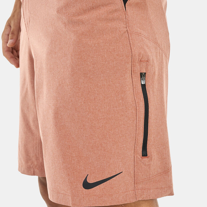 Nike Swim Men's Merge 9-Inch Hybrid Swimming Shorts Orange image number 3