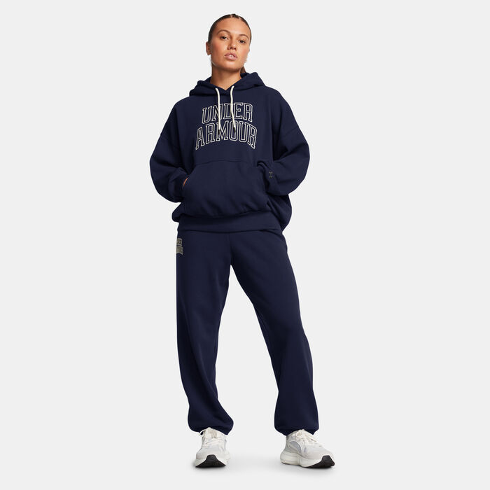 Under Armour Women's Icon Terry Hoodie Blue Under Armour Women's Icon Terry Hoodie Blue image number 2