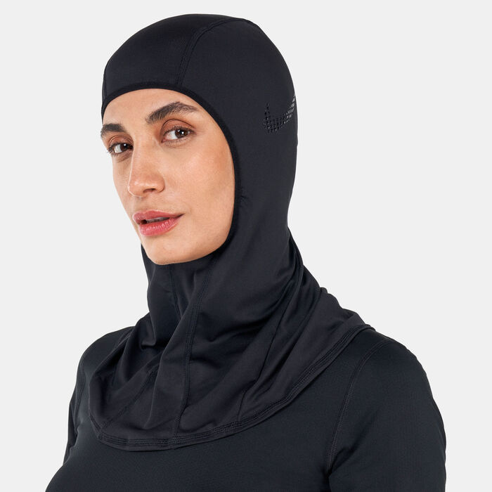 Nike Women's Pro Hijab Black Nike Women's Pro Hijab Black image number 0