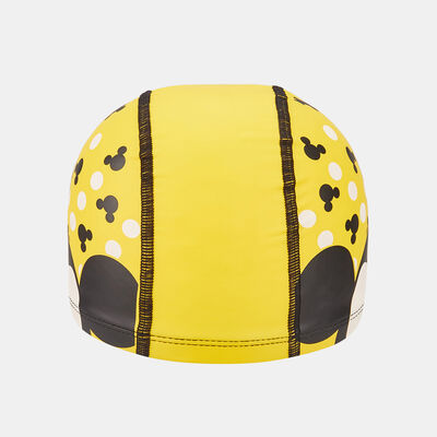 Speedo Kids' X Disney Mickey Print Pace Swimming Cap yellow