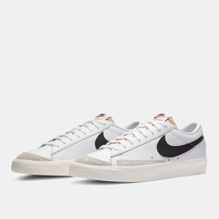 Nike Men's Blazer Low '77 Vintage Shoes White Nike Men's Blazer Low '77 Vintage Shoes White image number 3
