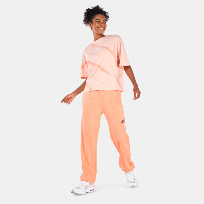 Nike Women's Sportswear Boxy T-Shirt Orange image number 2