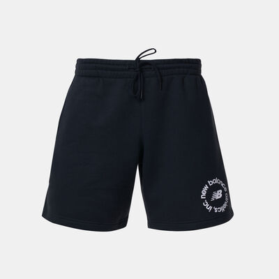 New Balance Men's Sport Fleece Graphic Shorts Black